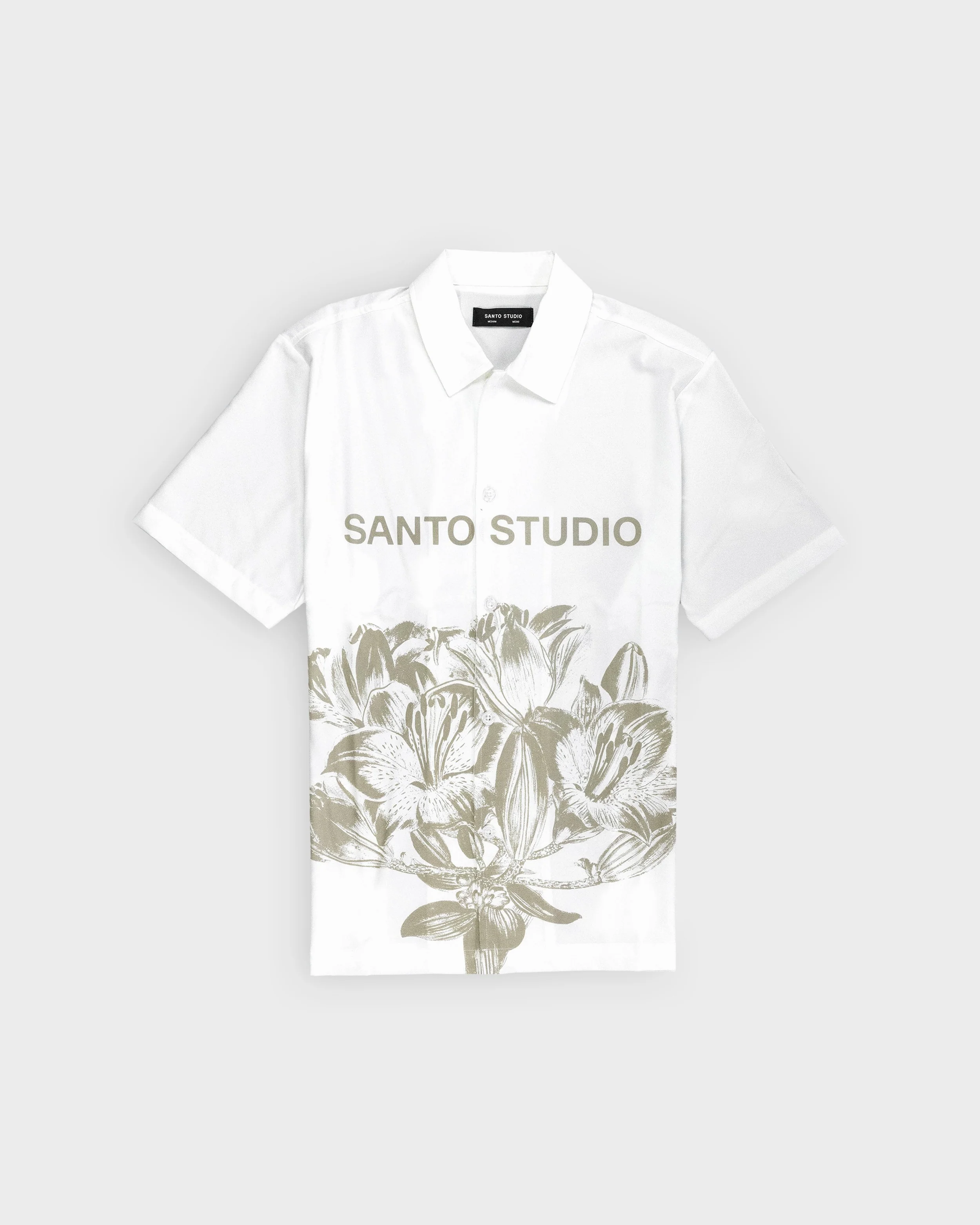 White Flower Button Up Shirt - Jett Lawrence Edition