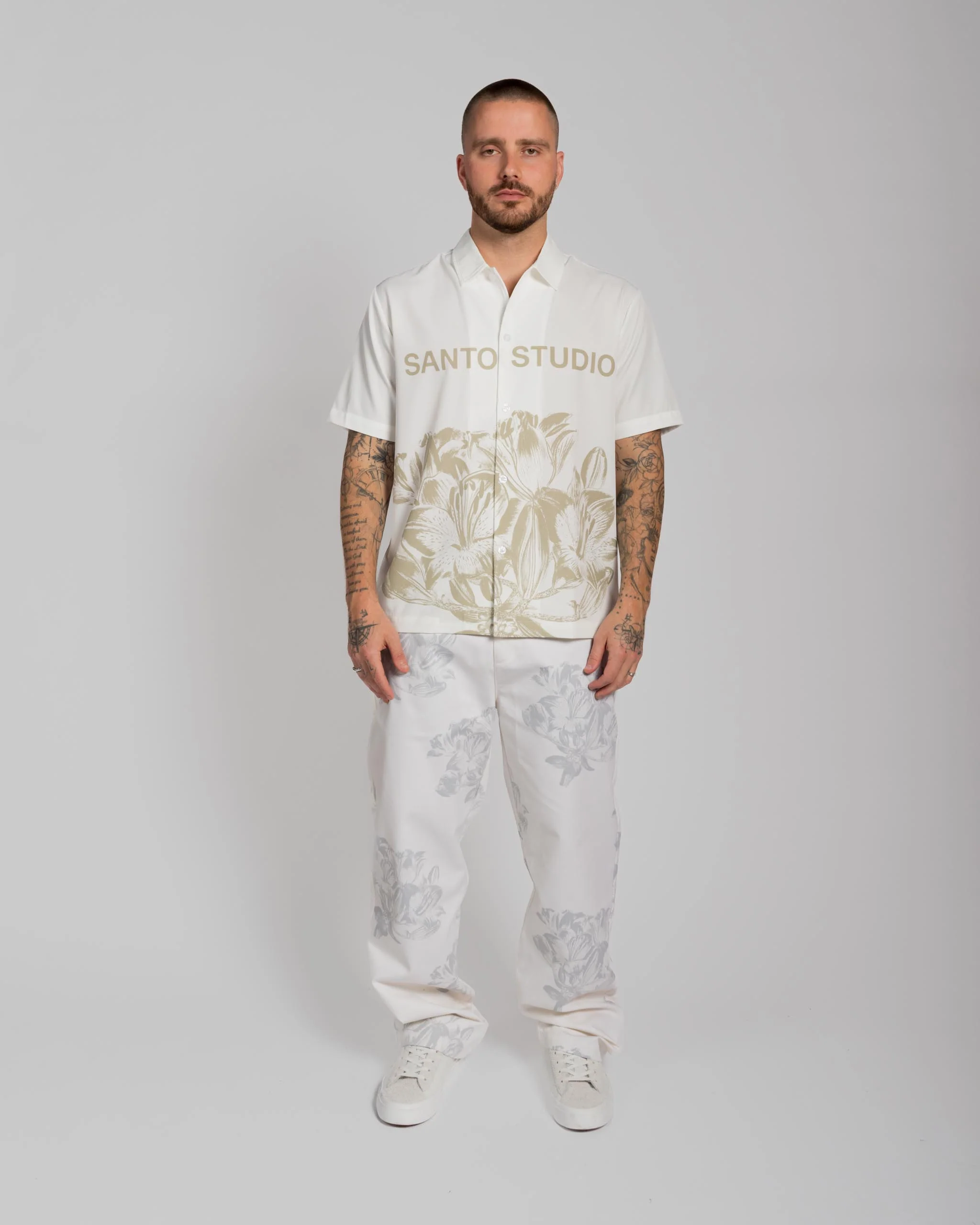 White Flower Button Up Shirt - Jett Lawrence Edition - Image 5