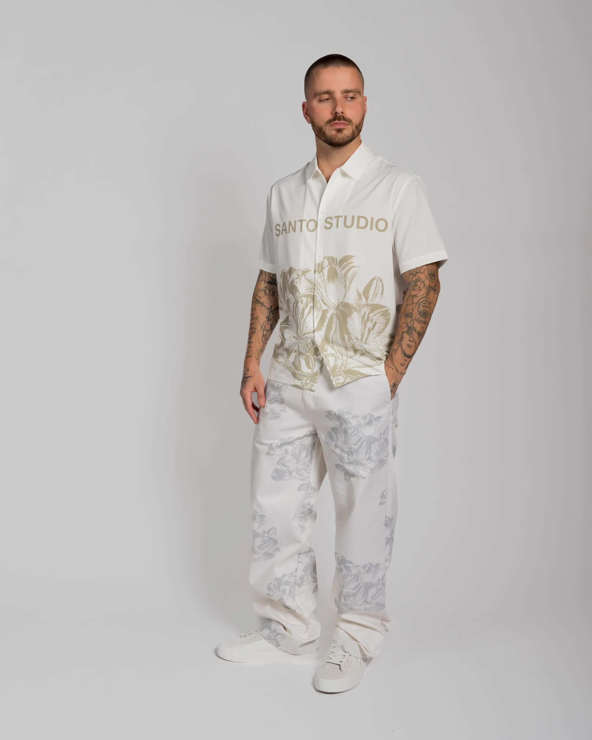 White Flower Button Up Shirt - Jett Lawrence Edition - Image 6